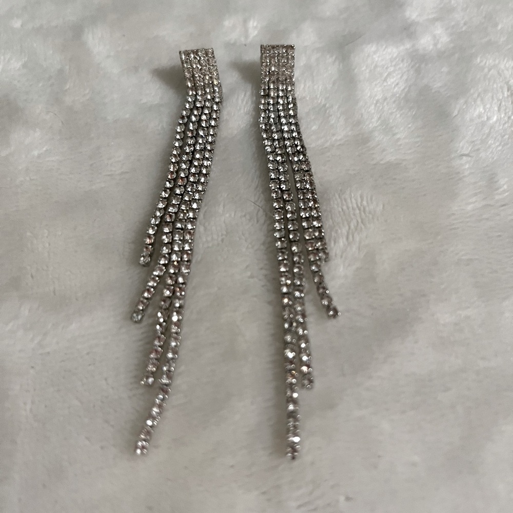Rhinestone Dangle Earrings
